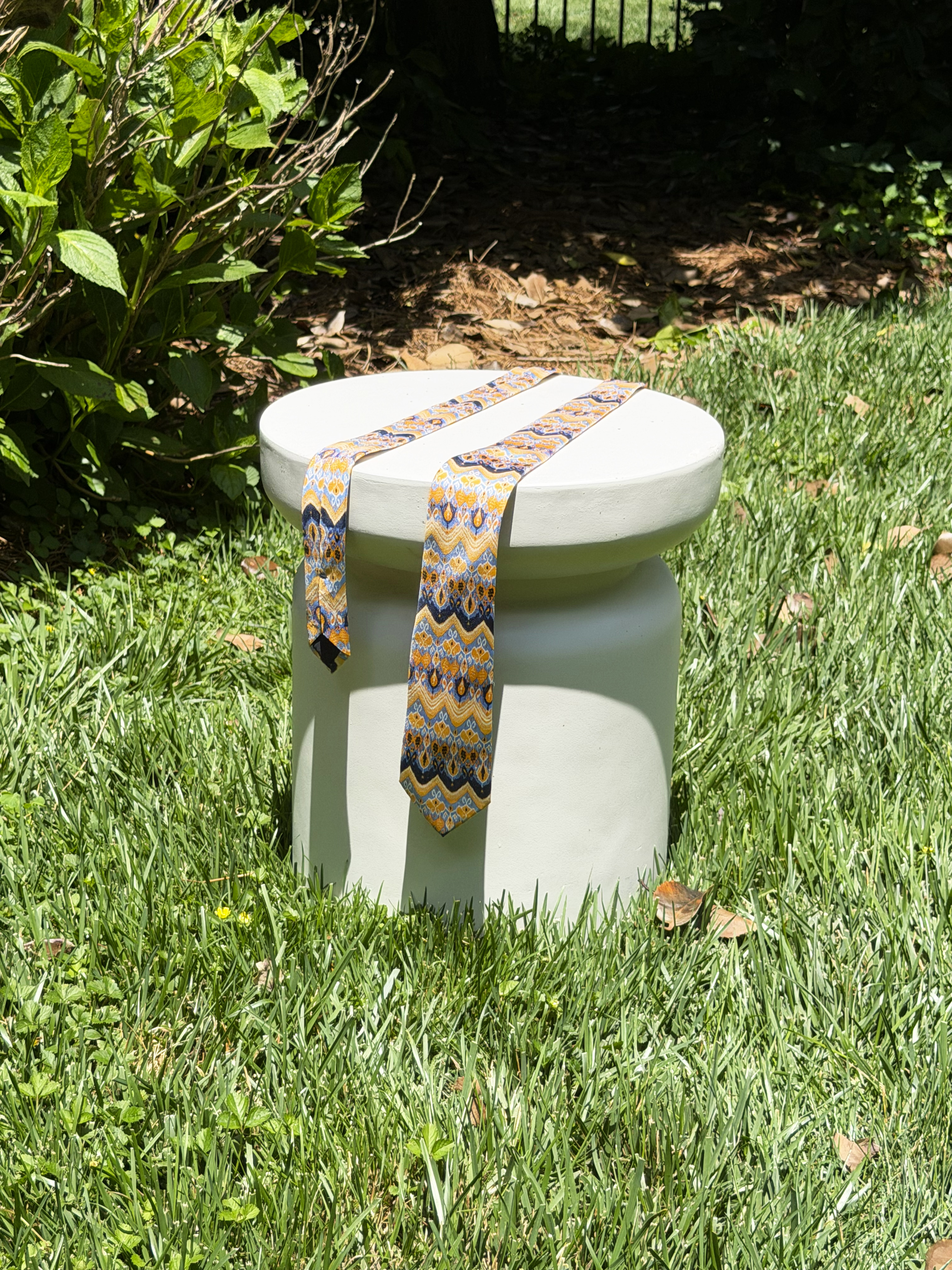 Yellow Ikat — outdoors