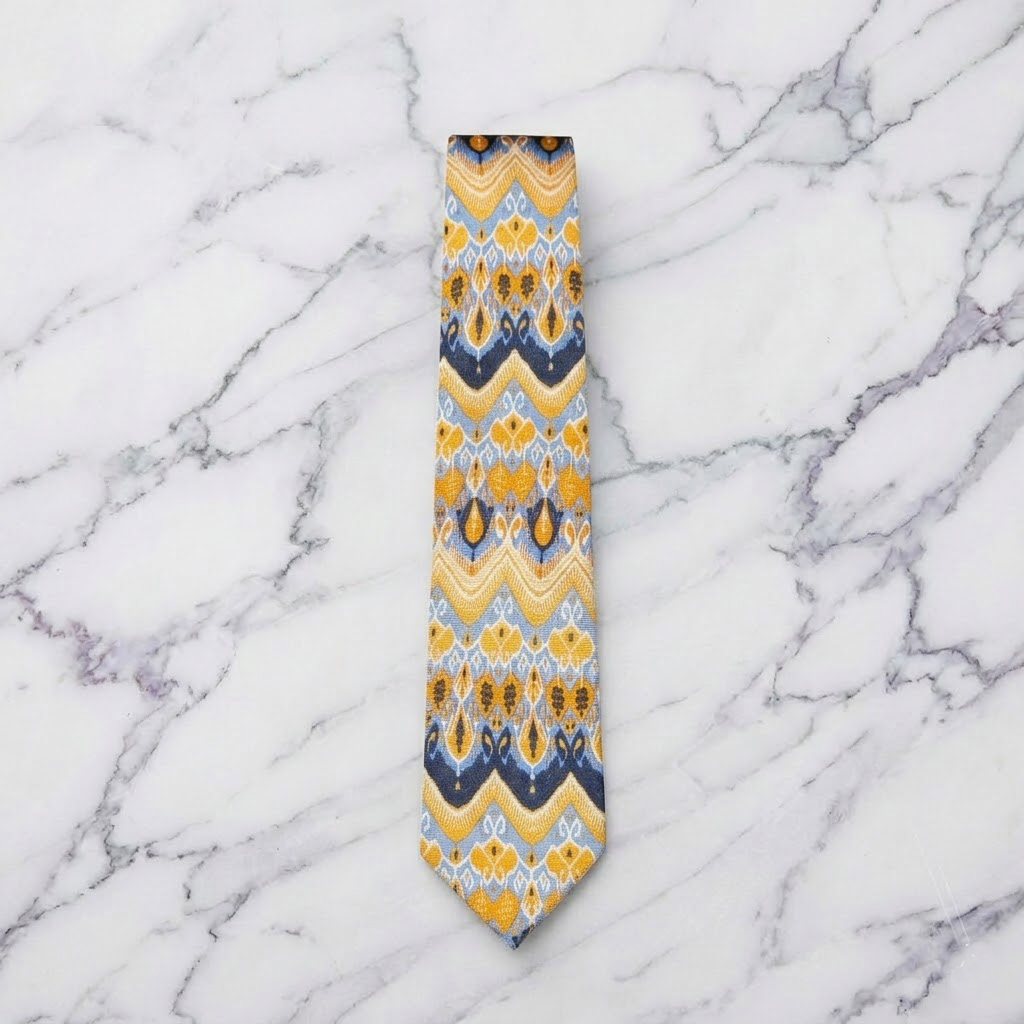 Yellow Ikat — marble